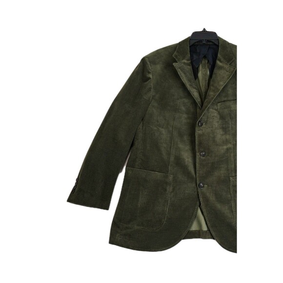 Spier & Mackay Sport Coat Mens 48 Olive Corduroy Pontoglio 1883 Unstructured - Picture 3 of 16